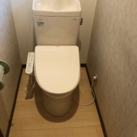 都城市K様邸・トイレ床修繕